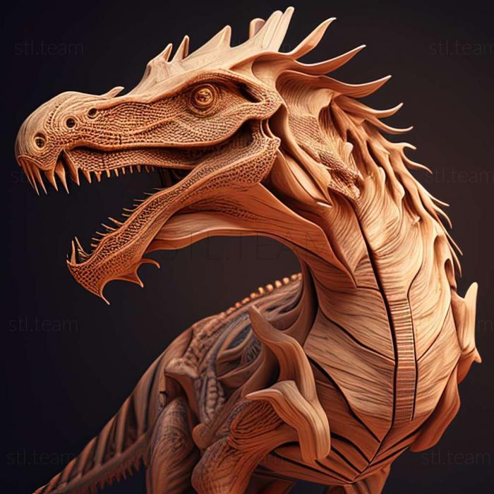 3D модель Чанчунзавр (STL)